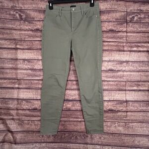 Talbots Soho 5-Pocket‎ Jegging Womens 10 Green  Pockets Stretch Career